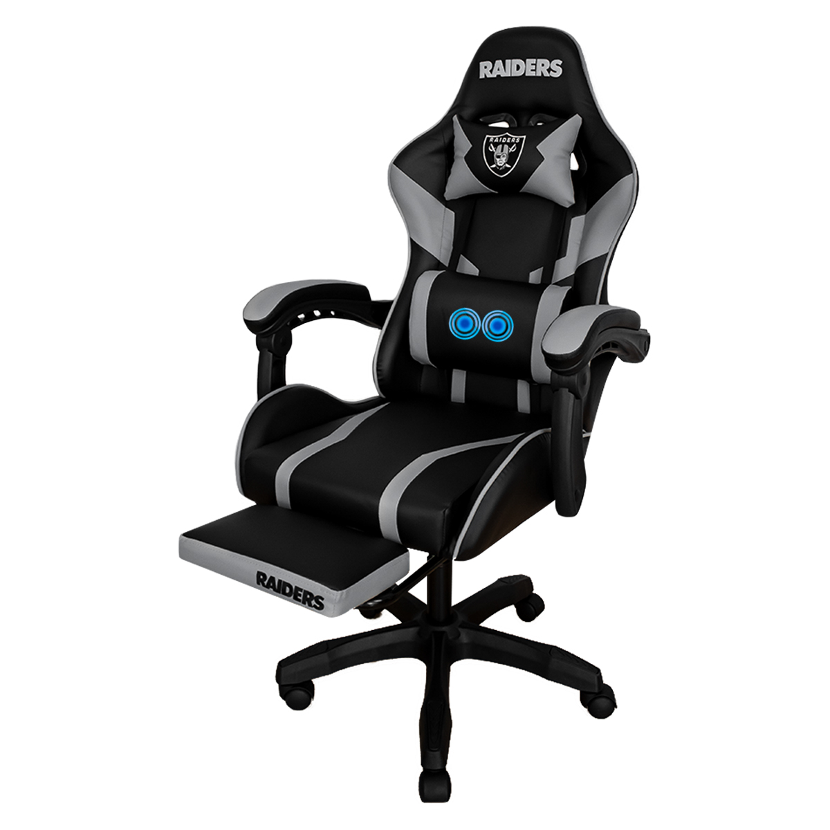 Foto 2 pulgar | Silla Gamer NFL Las Vegas Raiders Reclinable