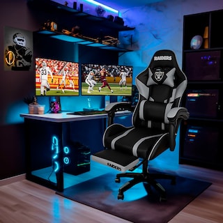 Foto 2 | Silla Gamer NFL Las Vegas Raiders Reclinable