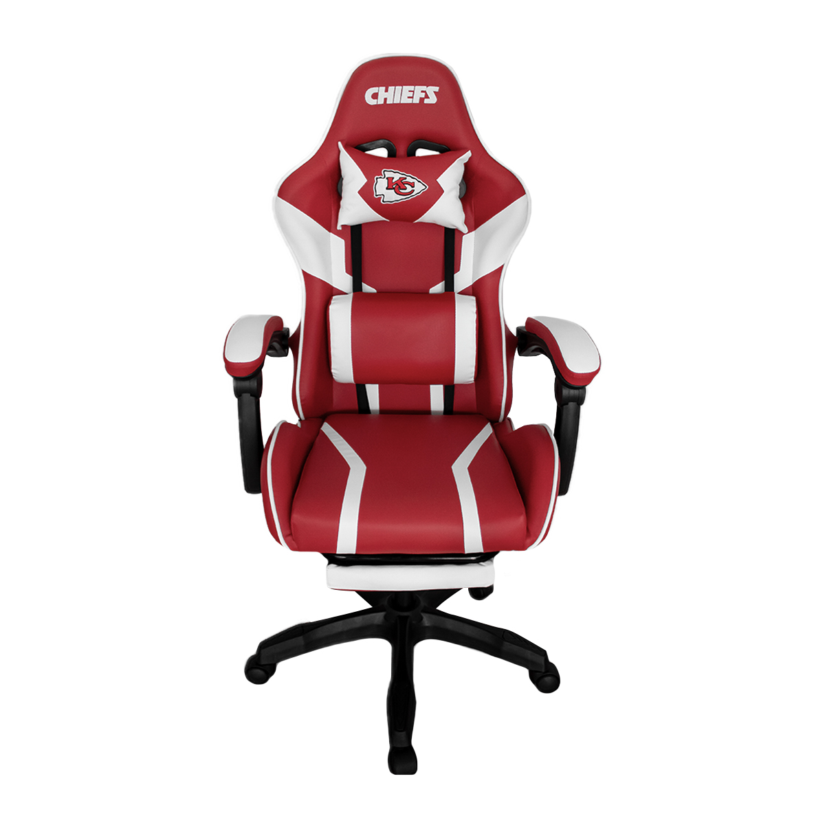 Foto 2 pulgar | Silla Gamer Reclinable NFL Kansas City Chiefs con Reposapiés