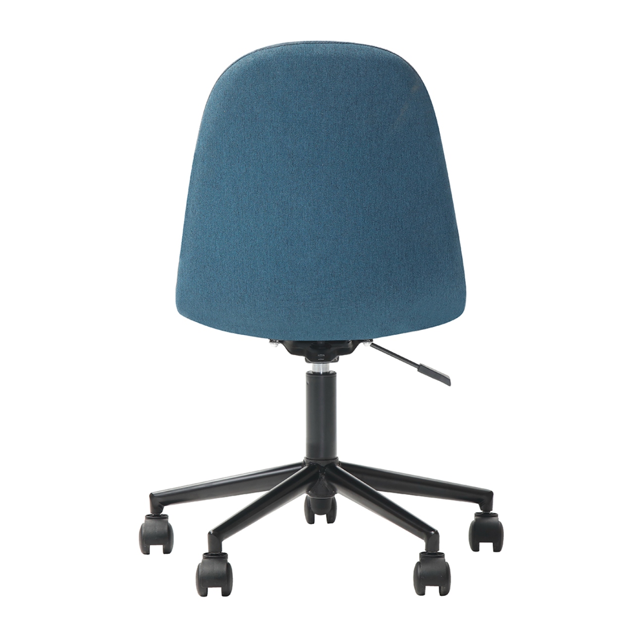 Foto 4 pulgar | Silla De Oficina Giratoria Azul Con Altura Ajustable Y Asiento Acolchado En Tela De Lino