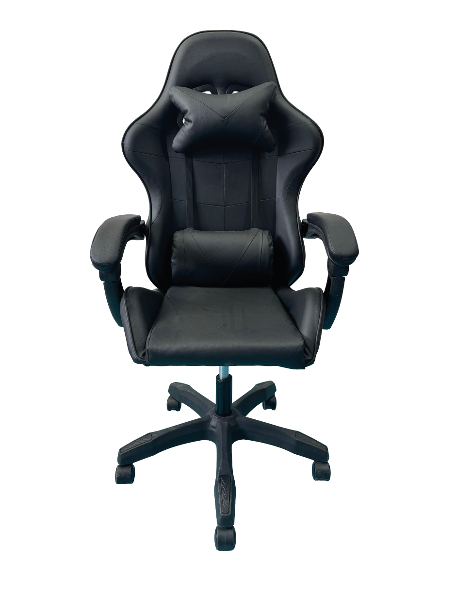 Silla Gamer Titanio Ergonómica Sin Reposapiés Raven Negra