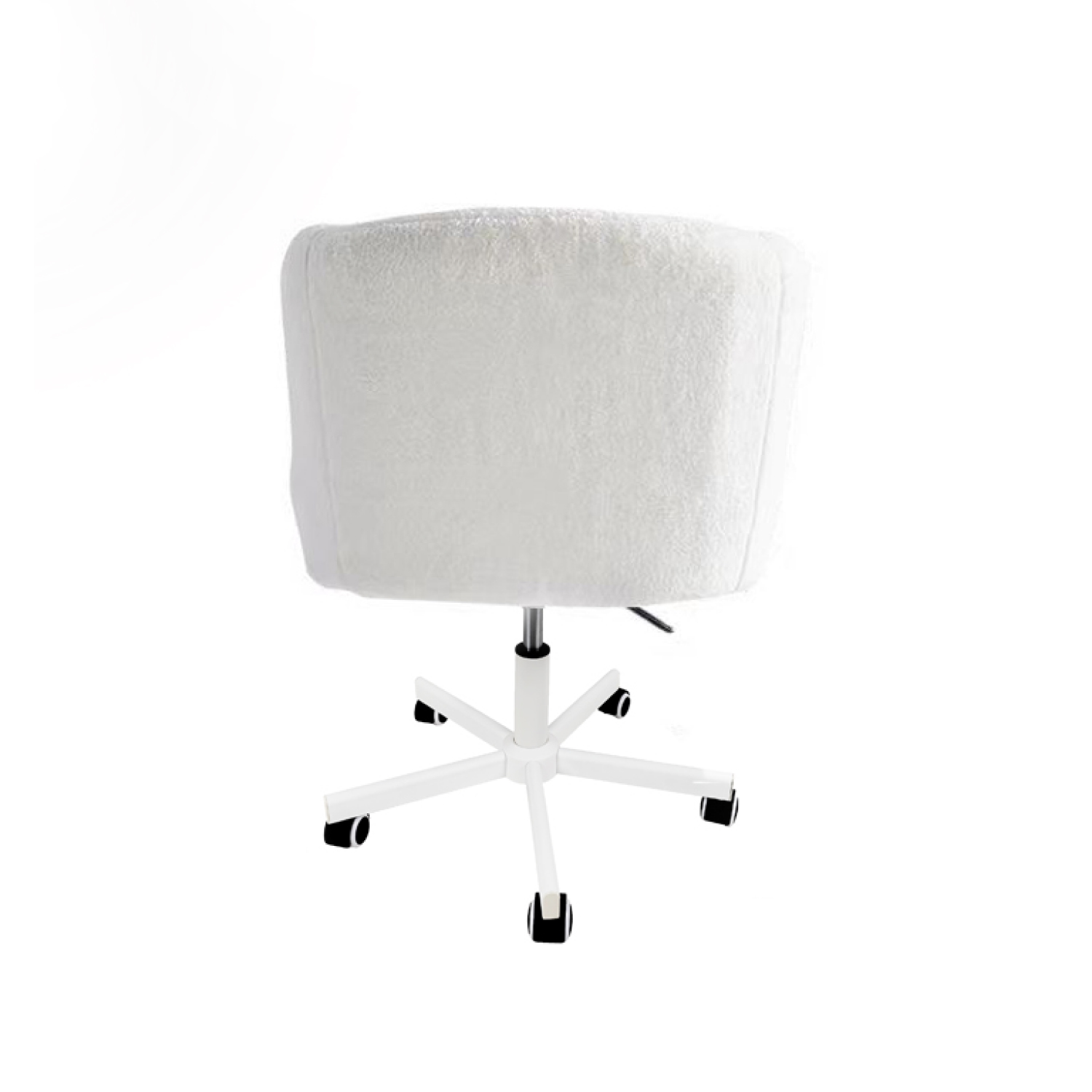 Foto 7 pulgar | Silla De Oficina Tipo Sherpa Top Living Jazmín Color Blanca