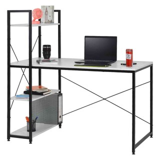 Foto 2 | Set Escritorio Blanco Repisas + Silla Ergonómica Ejecutiva Rack & Pack