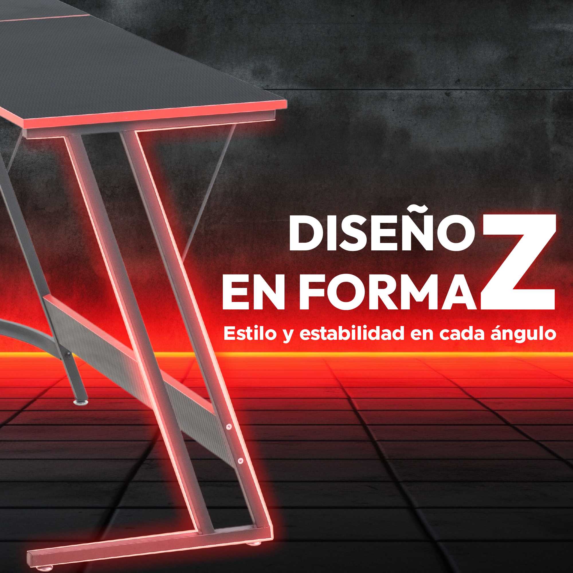 Foto 4 | Escritorio Gamer En Forma De L Titano Nova Color Negro