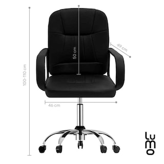 Foto 2 | Silla Para Oficina Giratoria Vinipiel Sillon Escritorio