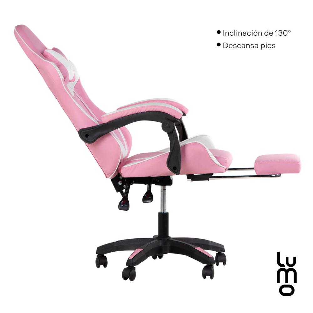 Foto 6 pulgar | Silla Gamer Ergonomica Ejecutiva De Oficina Reposapies