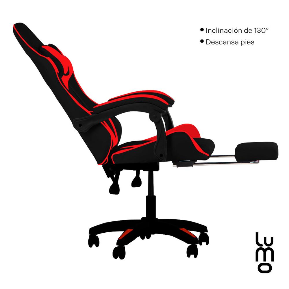 Foto 6 pulgar | Silla Gamer Ergonomica Ejecutiva De Oficina Reposapies