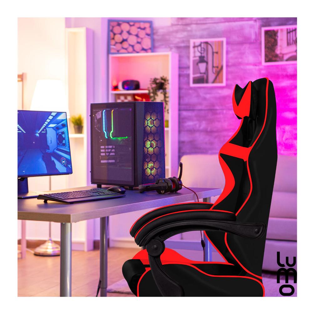 Foto 7 pulgar | Silla Gamer Ergonomica Ejecutiva De Oficina Reposapies