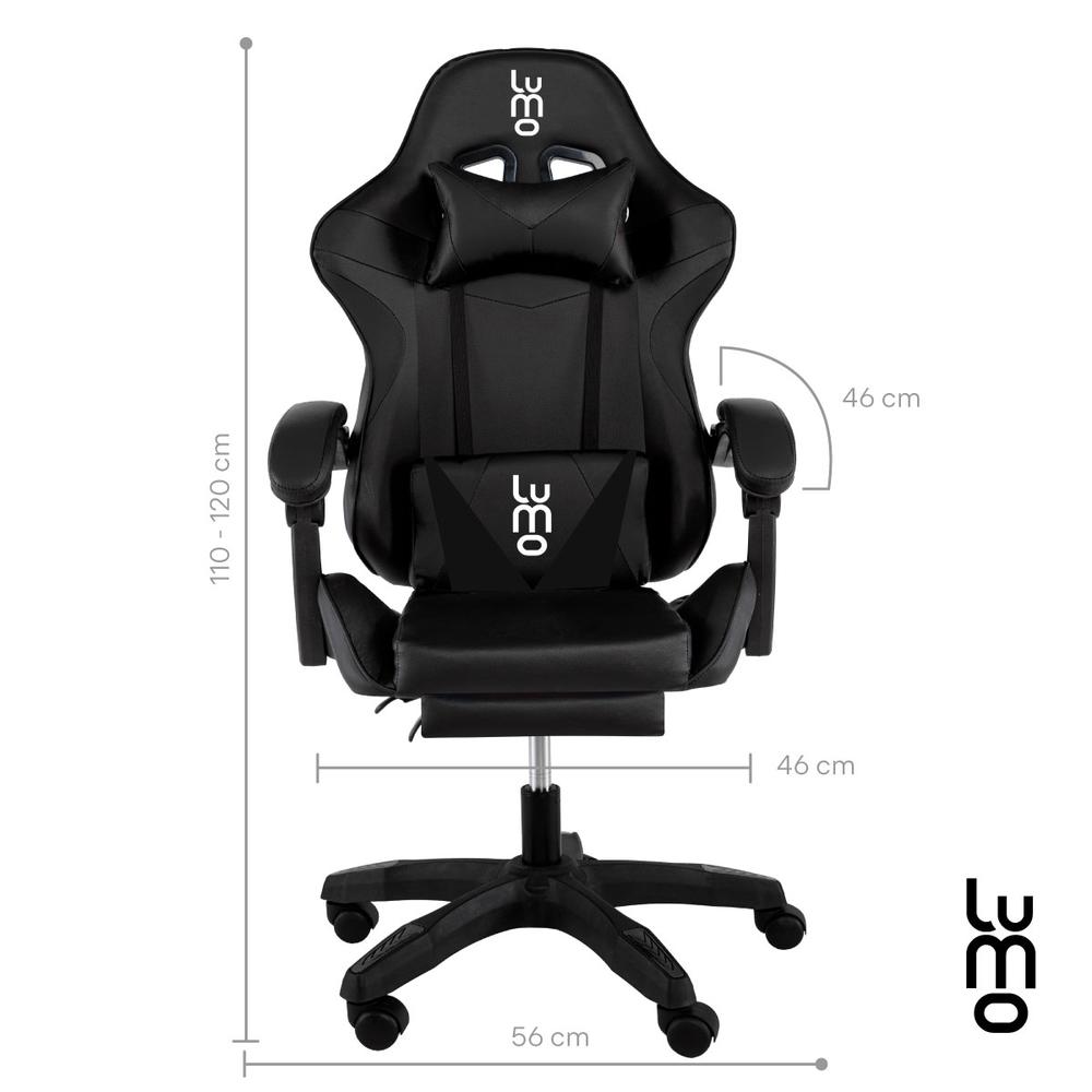 Foto 3 pulgar | Silla Gamer Ergonomica Ejecutiva De Oficina Reposapies