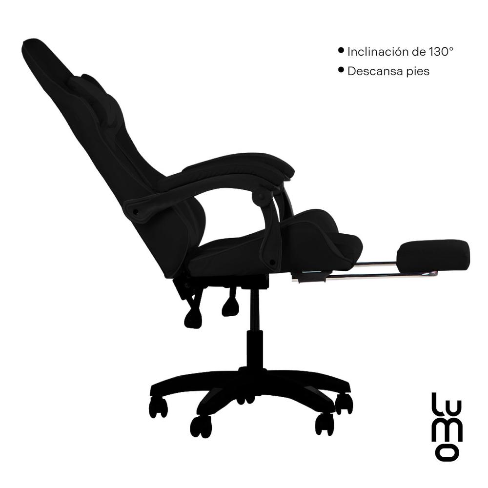 Foto 5 | Silla Gamer Ergonomica Ejecutiva De Oficina Reposapies