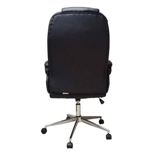 Foto 3 | Silla Ejecutiva Naceb Na-0930n Venipiel Soporta 120 Kg Negro