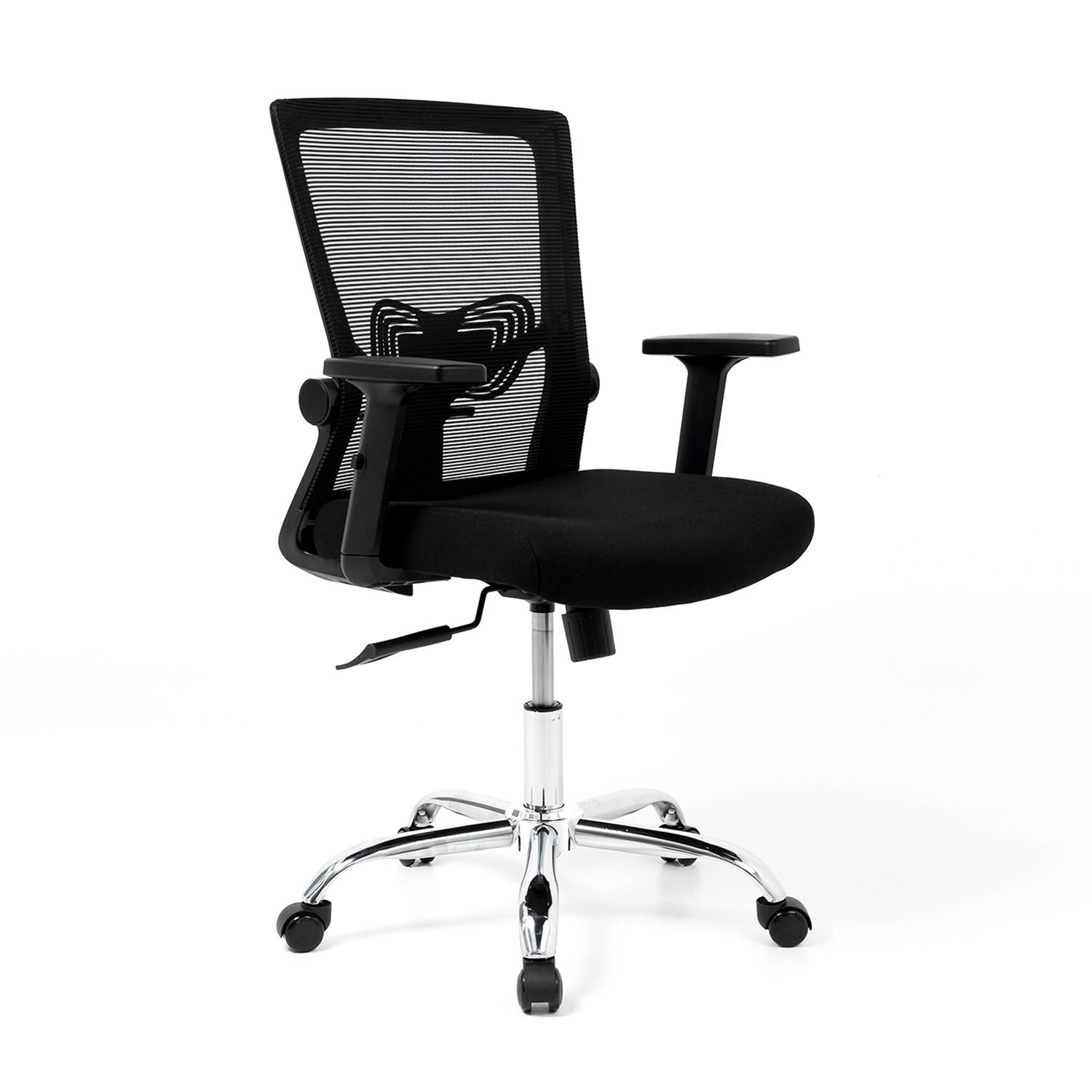 Foto 2 pulgar | Silla De Oficina Ergonómica Ergonomus Con Soporte Lumbar Y Brazos Abatibles Color Negro