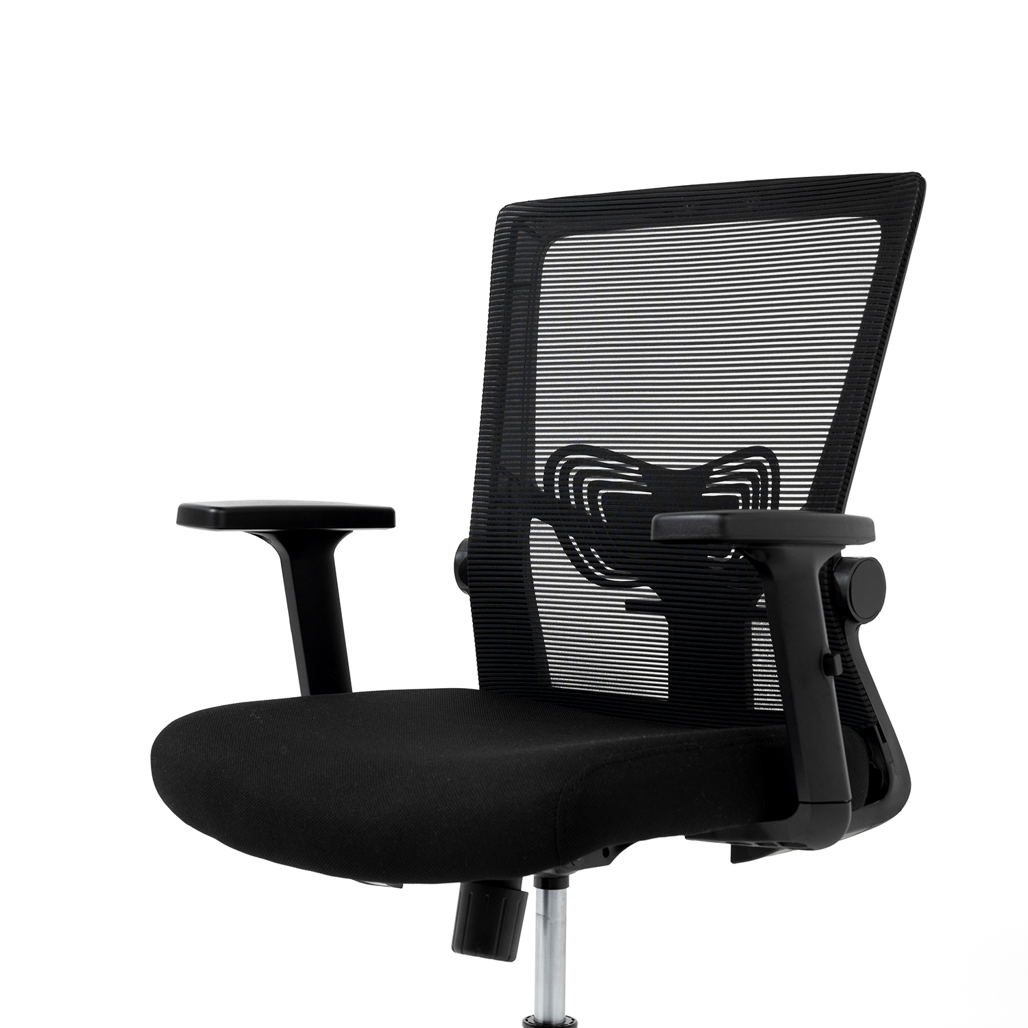 Foto 5 pulgar | Silla De Oficina Ergonómica Ergonomus Con Soporte Lumbar Y Brazos Abatibles Color Negro