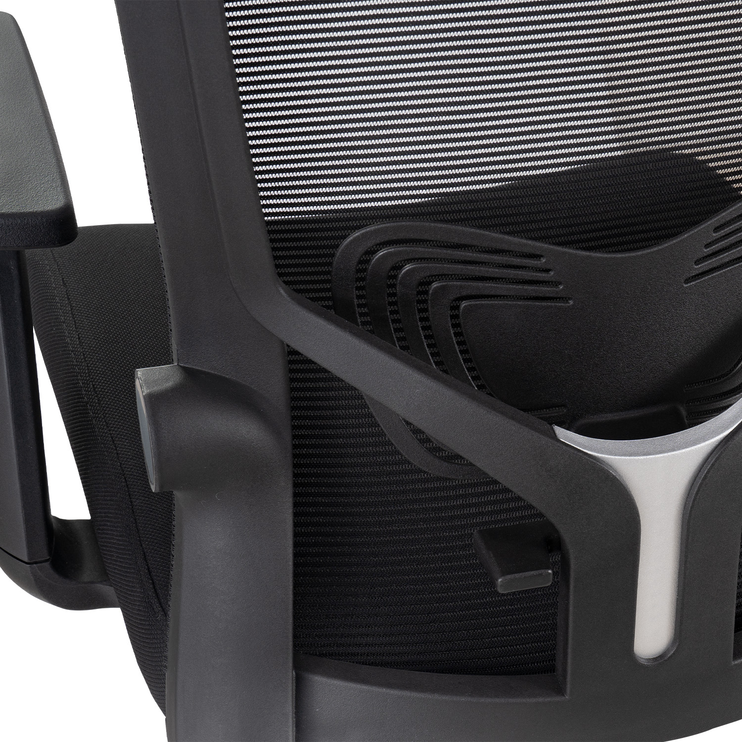 Foto 8 pulgar | Silla De Oficina Ergonómica Ergonomus Con Soporte Lumbar Y Brazos Abatibles Color Negro