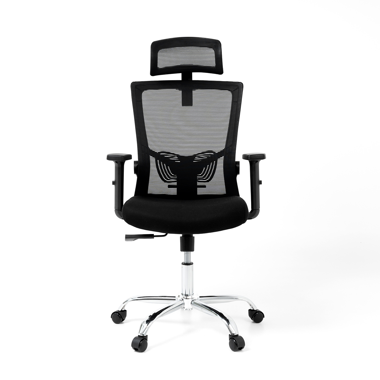 Foto 2 | Silla De Oficina Ergonómica Ergonomus Con Soporte Lumbar, Cabecero Y Brazos Abatibles Color Negro