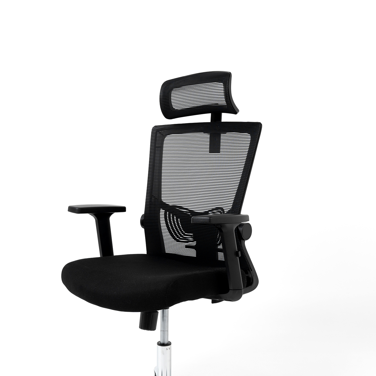 Foto 5 pulgar | Silla De Oficina Ergonómica Ergonomus Con Soporte Lumbar, Cabecero Y Brazos Abatibles Color Negro