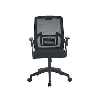 Foto 2 | Silla De Oficina Ergonomus Sill-f2n Con Brazos Abatibles Color Negro