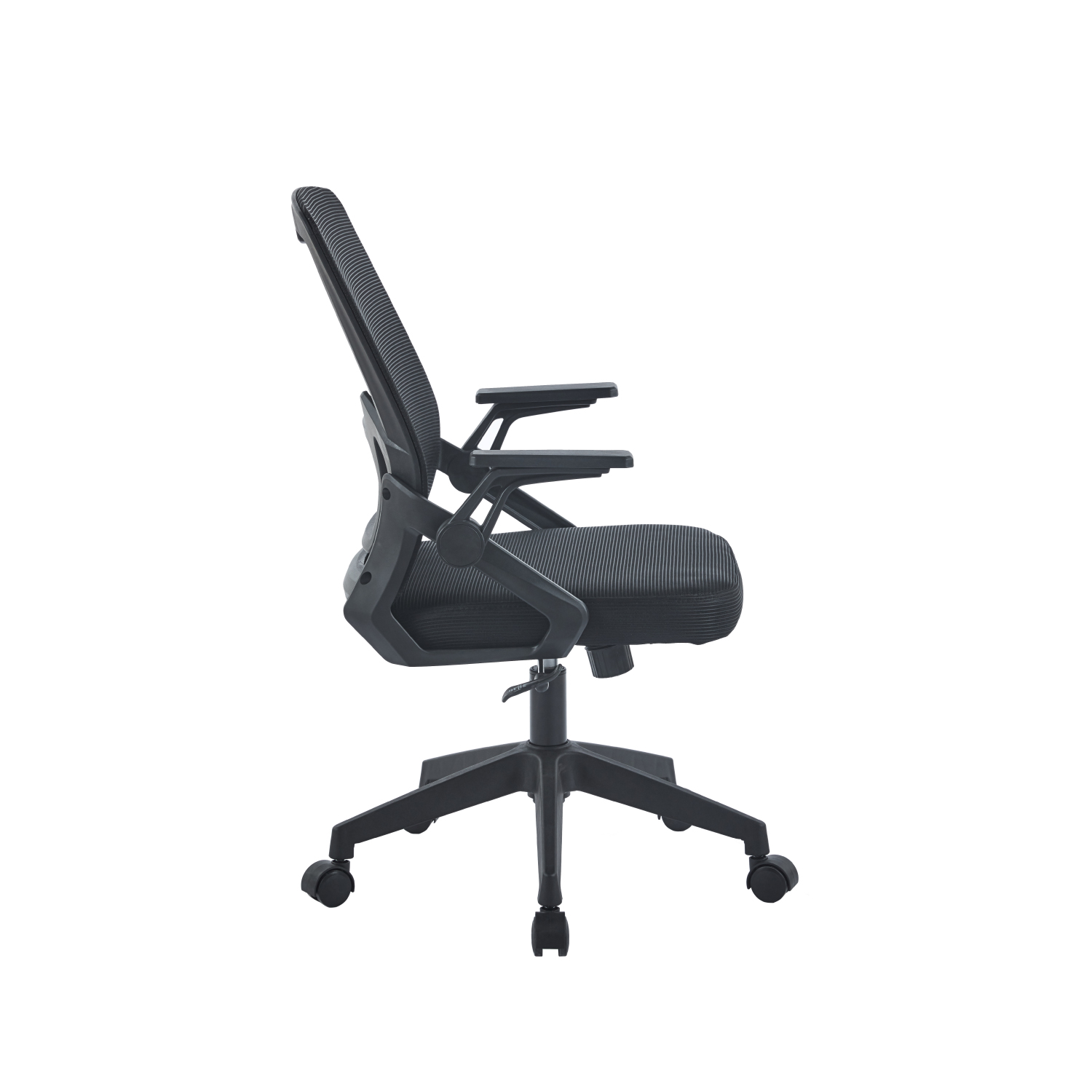 Foto 5 pulgar | Silla De Oficina Ergonomus Sill-f2n Con Brazos Abatibles Color Negro