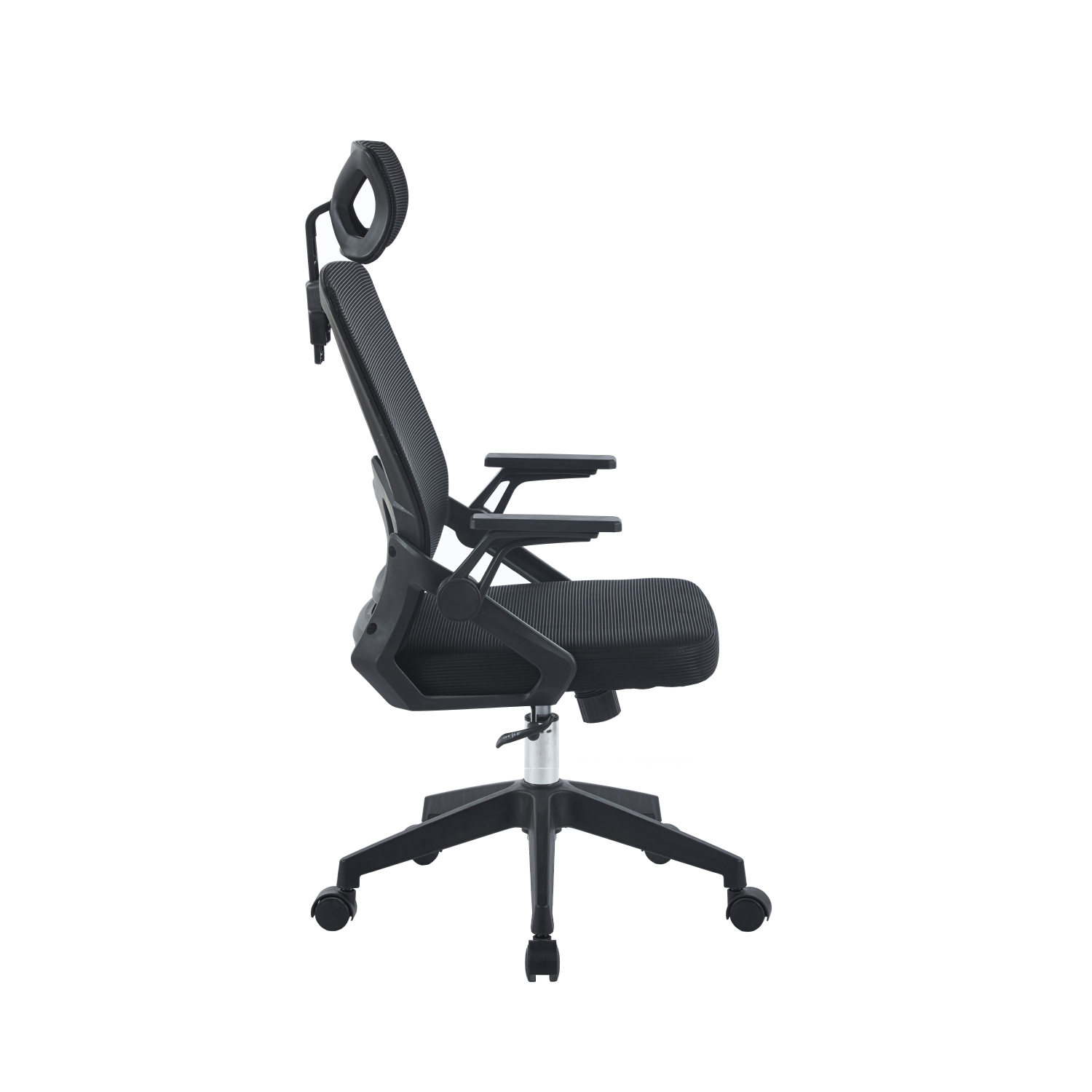 Foto 5 pulgar | Silla De Oficina Ergonomus Sill-r2n Con Brazos Abatibles Y Cabecero Ajustable Color Negro