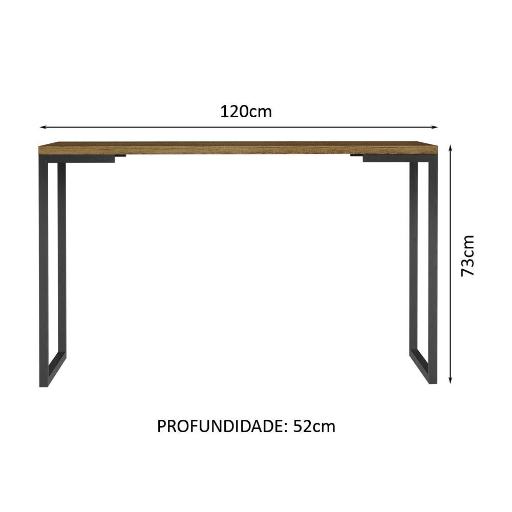 Foto 4 pulgar | Escritorio Madesa Home Office Y Mueble Estante Librero Mn