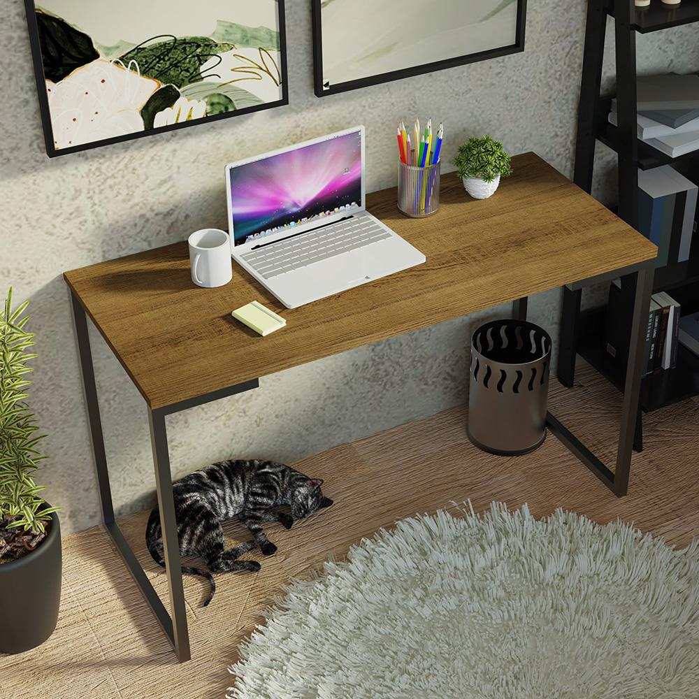 Foto 7 pulgar | Escritorio Madesa Home Office Y Mueble Estante Librero Mn