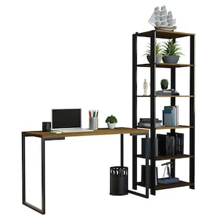 Foto 1 | Escritorio Madesa Home Office Y Mueble Estante Organizador M