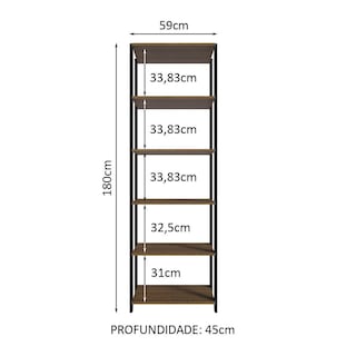 Foto 4 | Escritorio Madesa Home Office Y Mueble Estante Organizador M