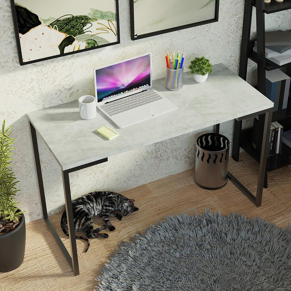 Foto 7 pulgar | Escritorio Madesa Home Office Y Mueble Estante Librero Bn