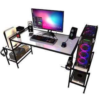Foto 1 | Escritorio Gamer Ambientika Modelo N Blanco