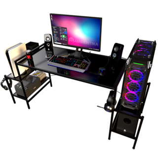 Foto 1 | Escritorio Gamer Ambientika Modelo N Negro