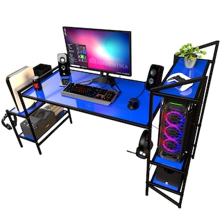 Foto 1 | Escritorio Gamer Ambientika Modelo J Azul