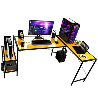 Foto 1 | Escritorio Gamer Ambientika Modelo L Amarillo