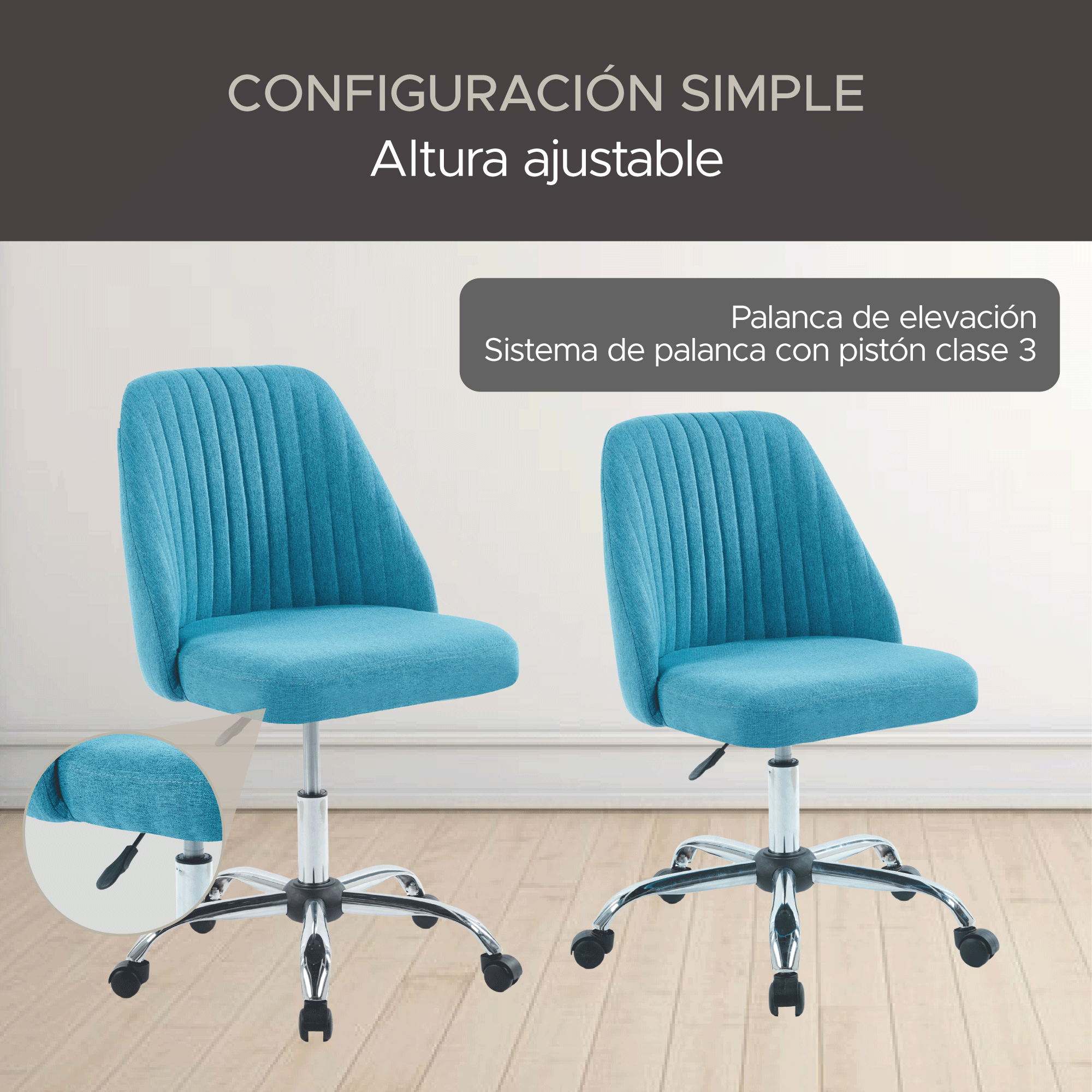 Foto 4 | Silla Elly Decor Bennedict  Azul