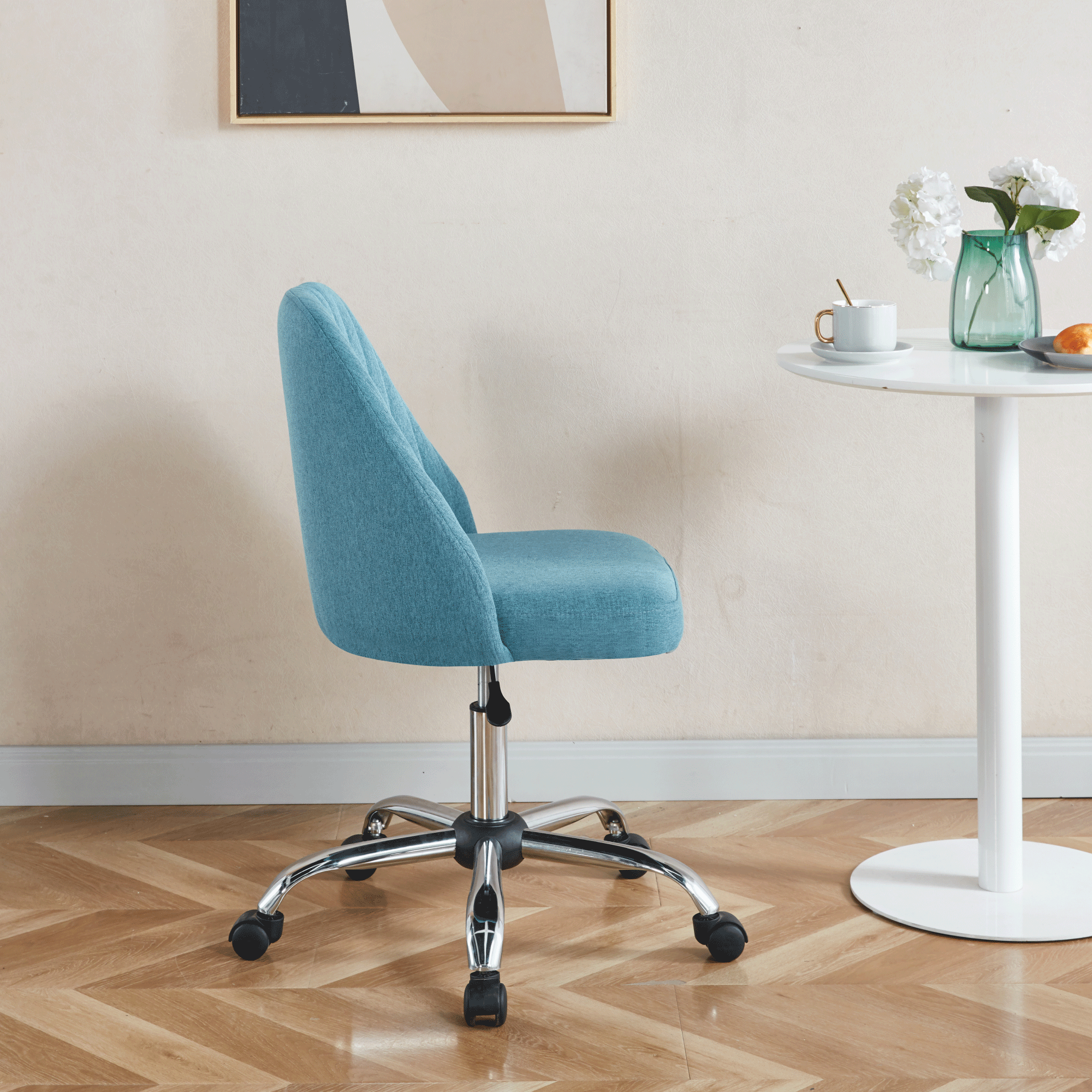 Foto 8 pulgar | Silla Elly Decor Bennedict  Azul
