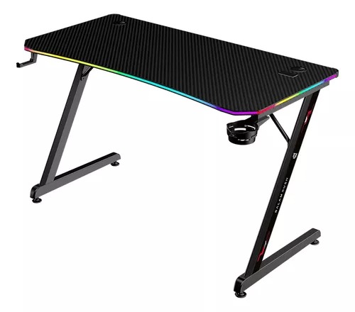 Foto 2 pulgar | Escritorio Gamer Balam Rush Ergonómico Olympus Spot Glow Pro Mrx8000 Negro Estructura Z 120x60cm Soporta Hasta 100 Kg