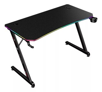 Foto 3 | Escritorio Gamer Balam Rush Ergonómico Olympus Spot Glow Pro Mrx8000 Negro Estructura Z 120x60cm Soporta Hasta 100 Kg