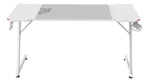 Foto 4 pulgar | Escritorio Gamer Balam Rush Ergonómico Olympus Spot Glow Mrx6000 Blanco Estructura Z 140x60cm Soporta Hasta 100 Kg