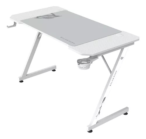 Foto 2 pulgar | Escritorio Gamer Balam Rush Ergonómico Olympus Spot Mrx4000 Blanco Estructura Z 120x60cm Soporta Hasta 100 Kg