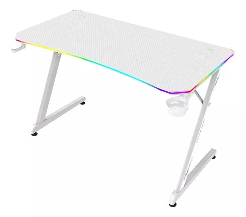 Foto 1 | Escritorio Gamer Balam Rush Ergonómico Olympus Spot Glow Pro Mrx8000 Blanco Estructura Z 120x60cm Soporta Hasta 100 Kg