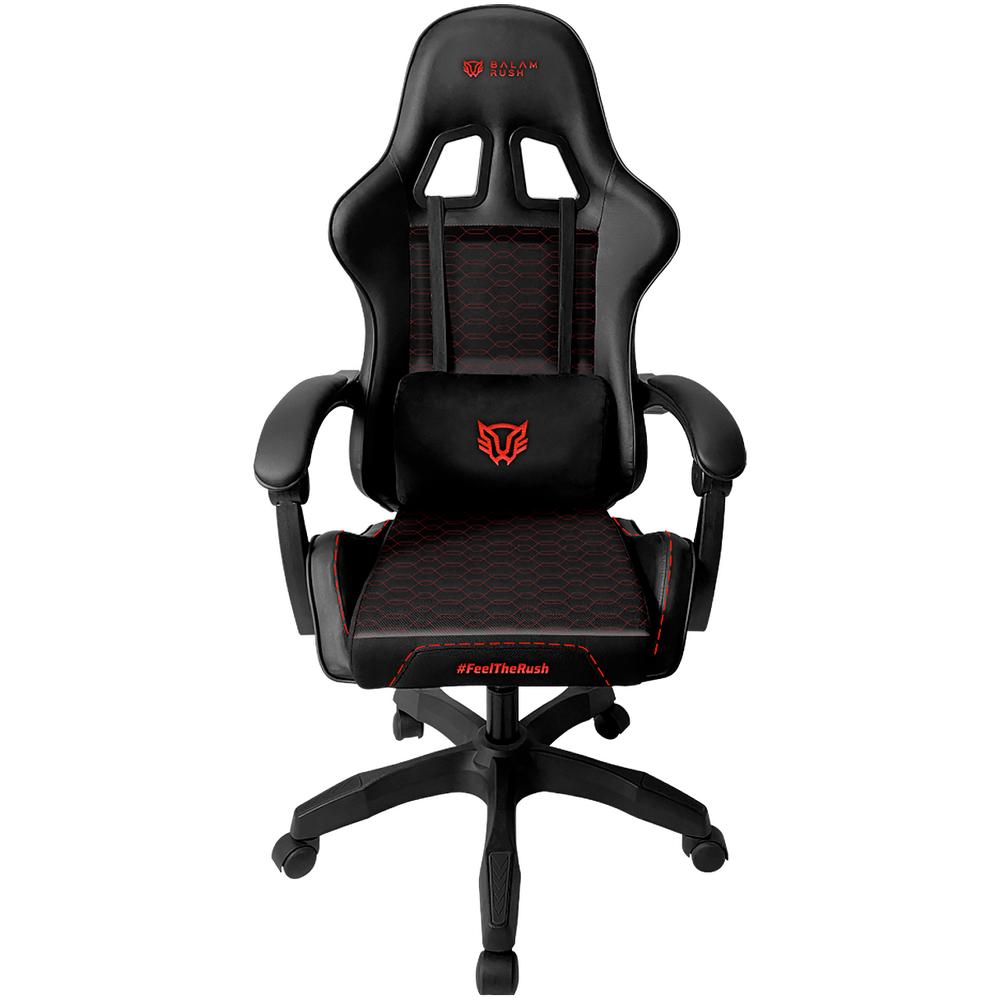 Foto 2 pulgar | Silla Gamer Balam Rush Power Rush V2 Ergonomica Reclinable 135° 120kg Negro /rojo