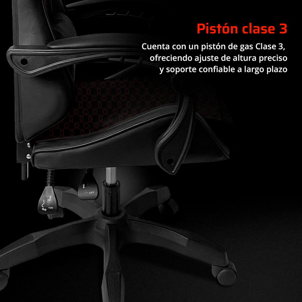 Foto 3 pulgar | Silla Gamer Balam Rush Power Rush V2 Ergonomica Reclinable 135° 120kg Negro /rojo