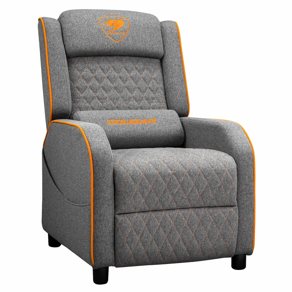 Foto 2 pulgar | Sillon Cougar Ranger One Grey/orange Ergonomico 3mraogra.0001