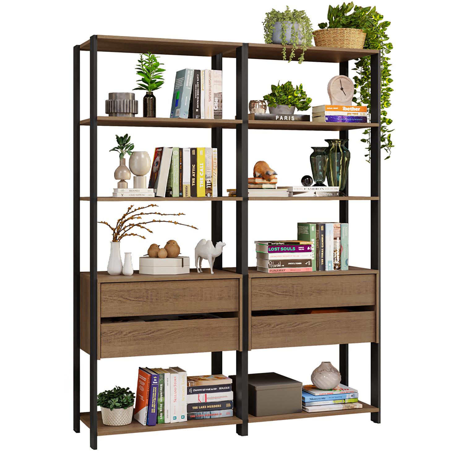 Foto 1 | Armario Organizador Multiuso Para Libros Madesa 140cm Mn