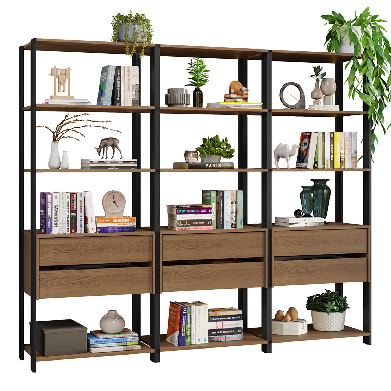 Foto 1 | Armario Organizador Multiuso Para Libros Madesa 210cm Mn