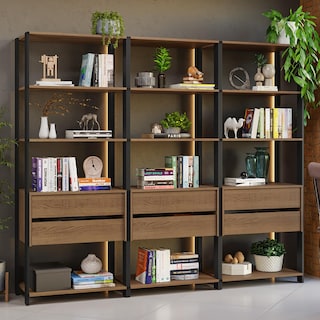 Foto 2 | Armario Organizador Multiuso Para Libros Madesa 210cm Mn