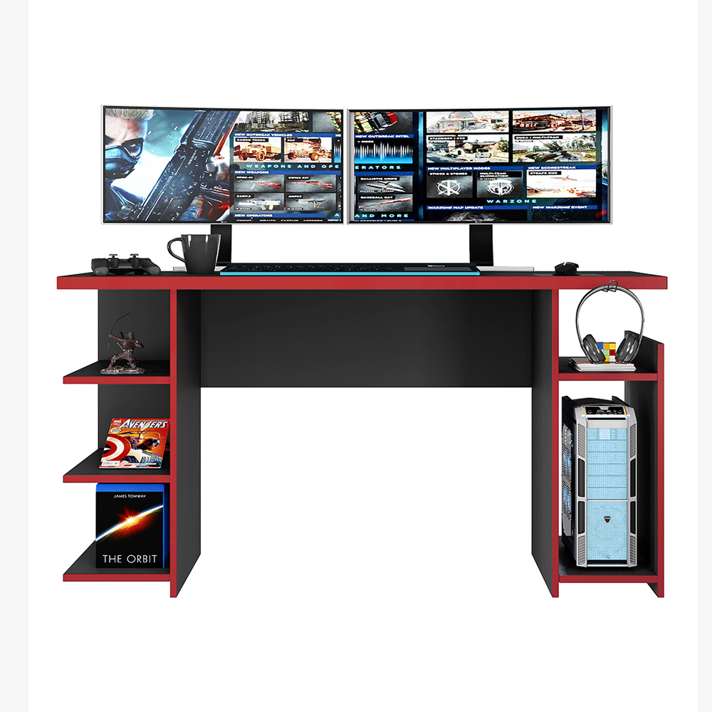Escritorio Mesa Gamer Skal Para 2 Pantallas