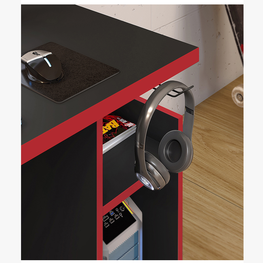 Foto 5 pulgar | Escritorio Mesa Gamer Skal Para 2 Pantallas