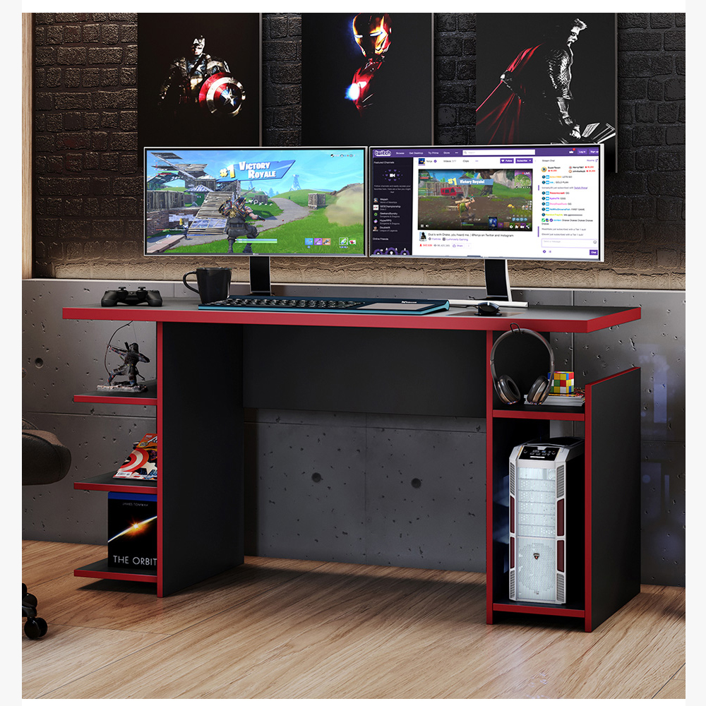 Foto 5 | Escritorio Mesa Gamer Skal Para 2 Pantallas