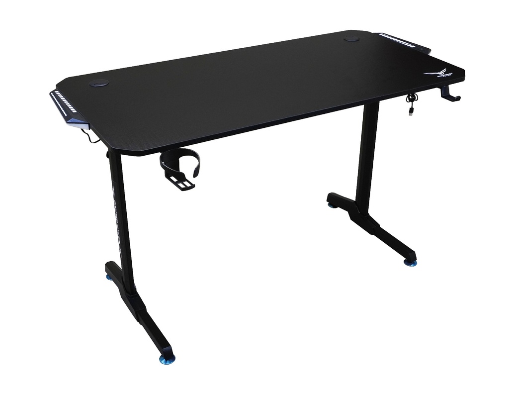 Foto 3 pulgar | Escritorio Gamer Naceb Ergonomico Negro 130x60cm Na-0628
