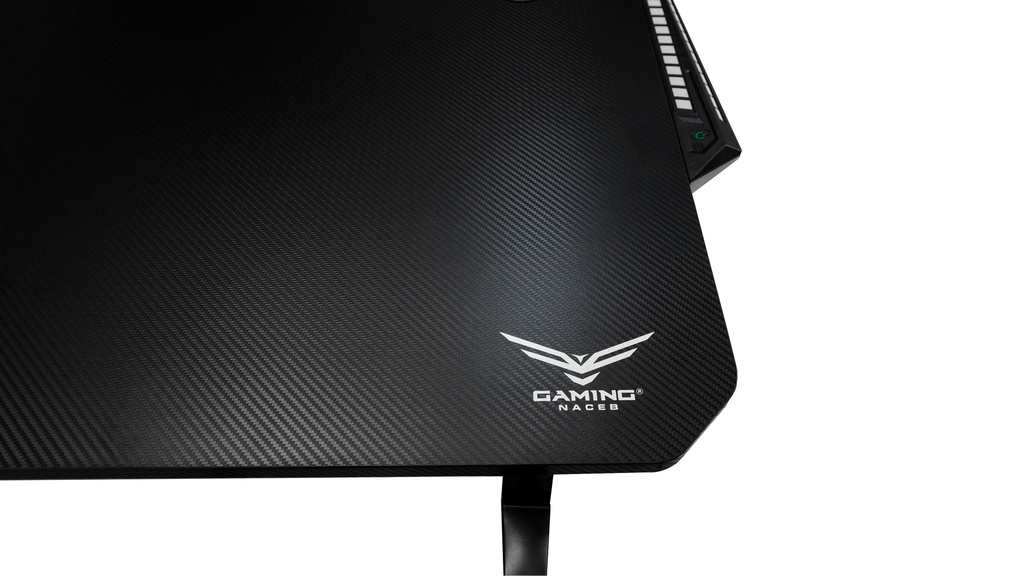 Foto 7 pulgar | Escritorio Gamer Naceb Ergonomico Negro 130x60cm Na-0628